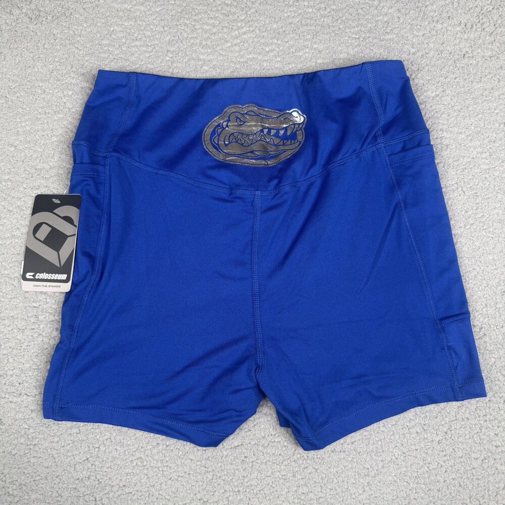 Florida Gators Bike Shorts Womens Large Blue Athletic Workout Gym Training NWT